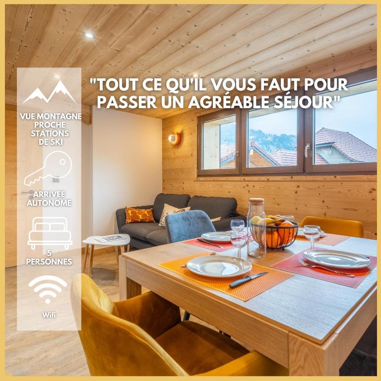 Appartement Cosy - 5 pers - Wi-Fi - Ski & Montagne - Aravis - 1