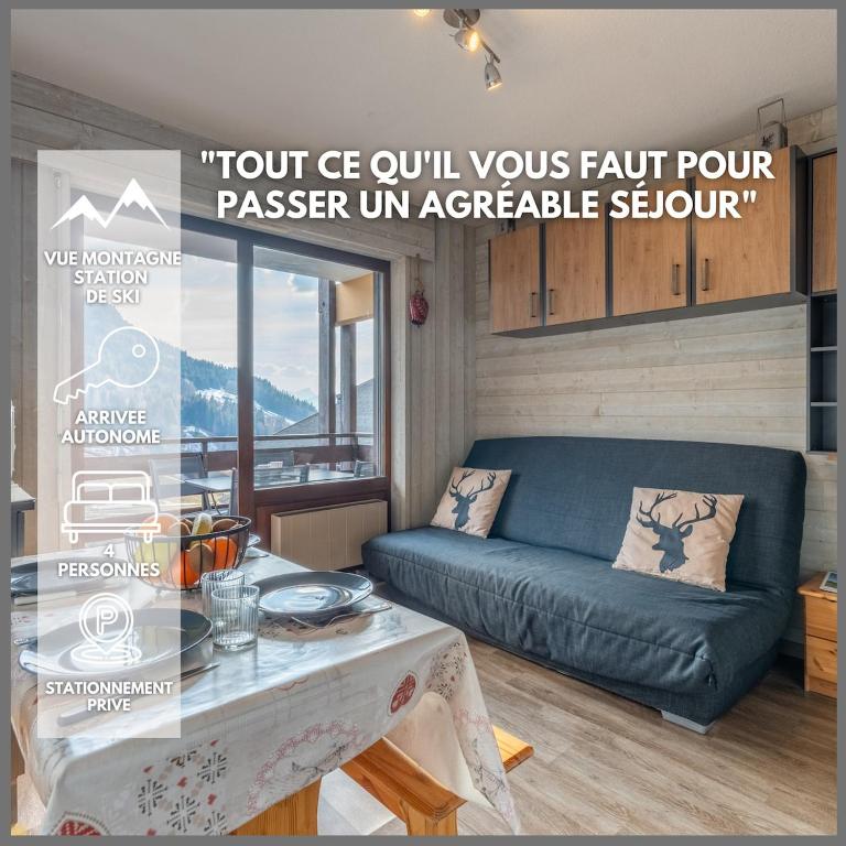 Studio avec Balcon - Vue Montagne - Proche centre - 1