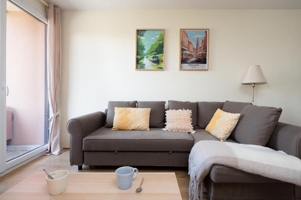 Appart climatisé Canal du Midi - Toulouse - Parking Privé - 10 min jardin des plantes - 5