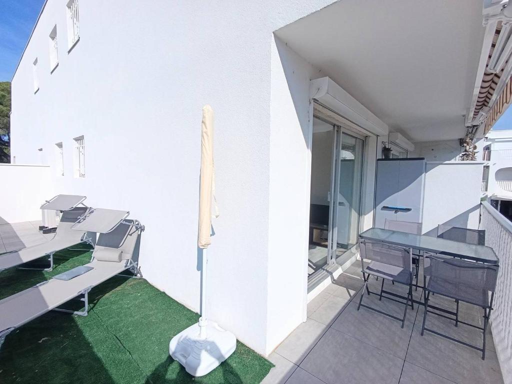 AS27122-Studio cabine et parking privé à 200m mer - 1
