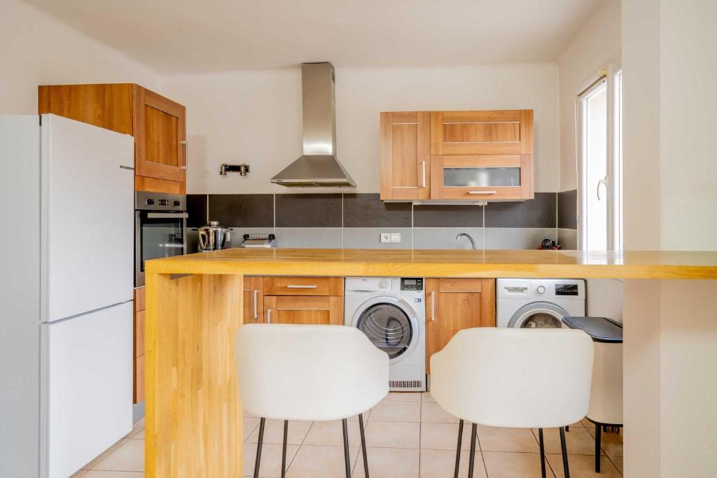 Warm Apartment a/c 2BR/4P - Saint-Tropez キッチン
