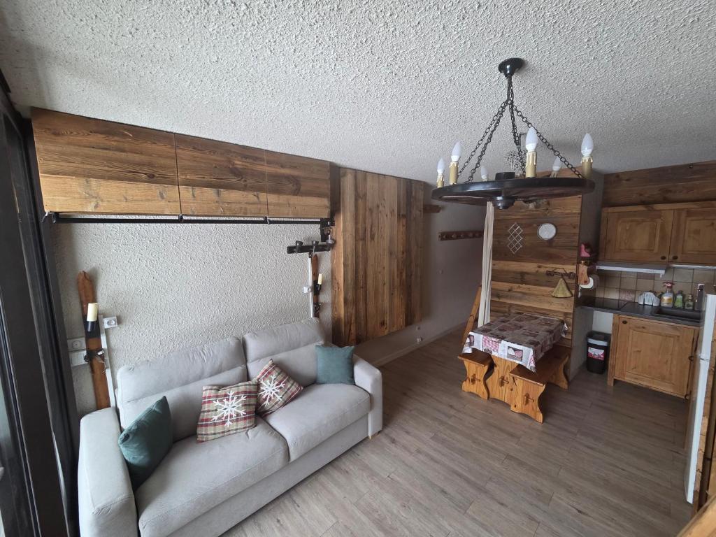 Studio cabine 4 pers Cosy esprit chalet Les glovettes - 1