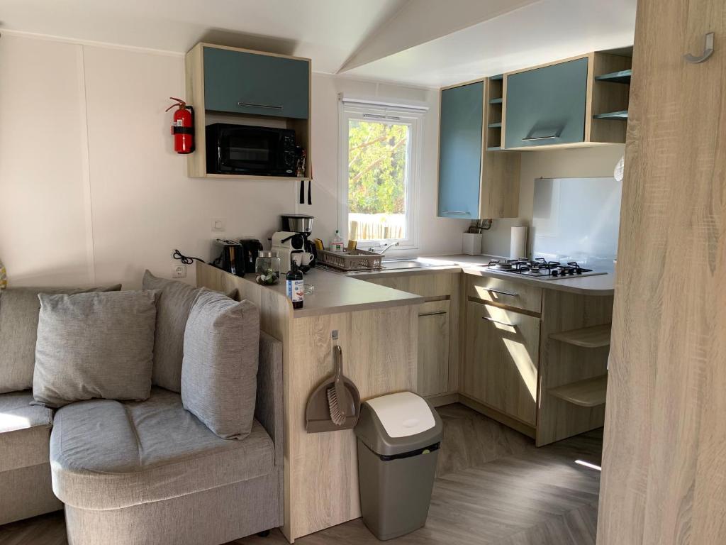 CS Lège-Cap-Ferret climatisé mobil-home 8 personnes avec Vayny - 2