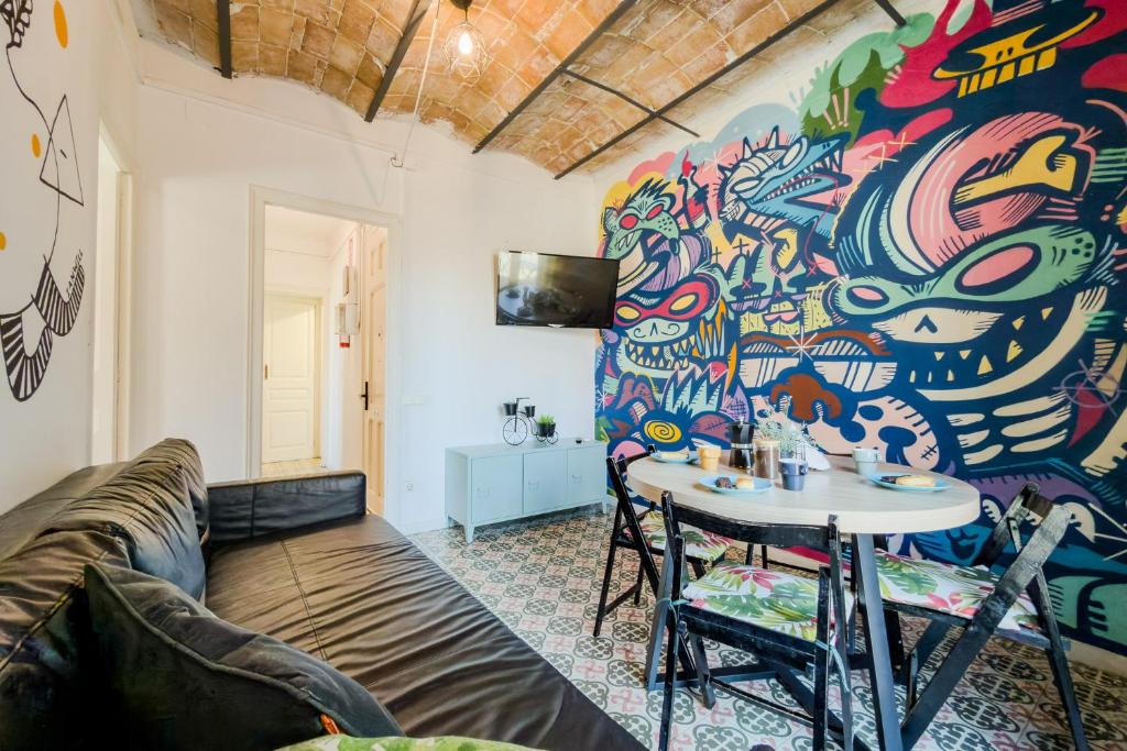 Cozy apartment in bcn 3 bedrooms - 4