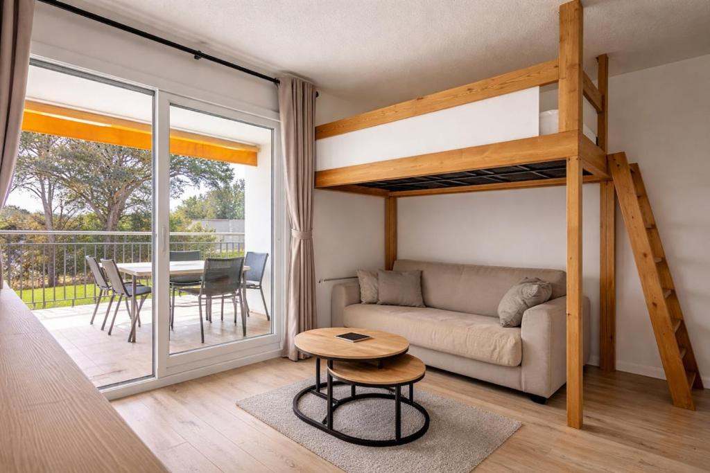 Studio avec piscine à 100 m de la plage - 3