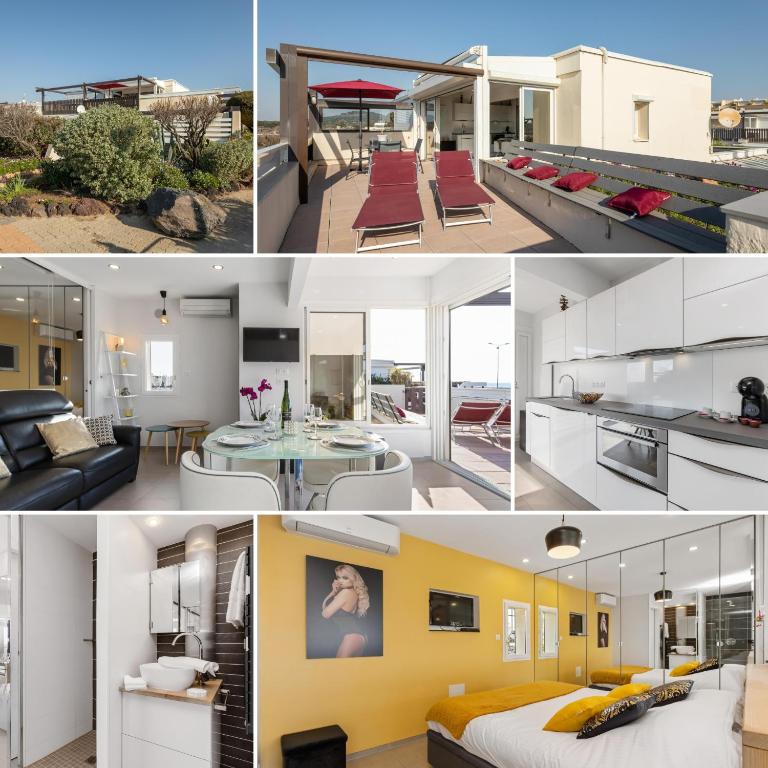 Villa Rocca - vue mer - terrasse - parking - plage - Village Naturiste - 2