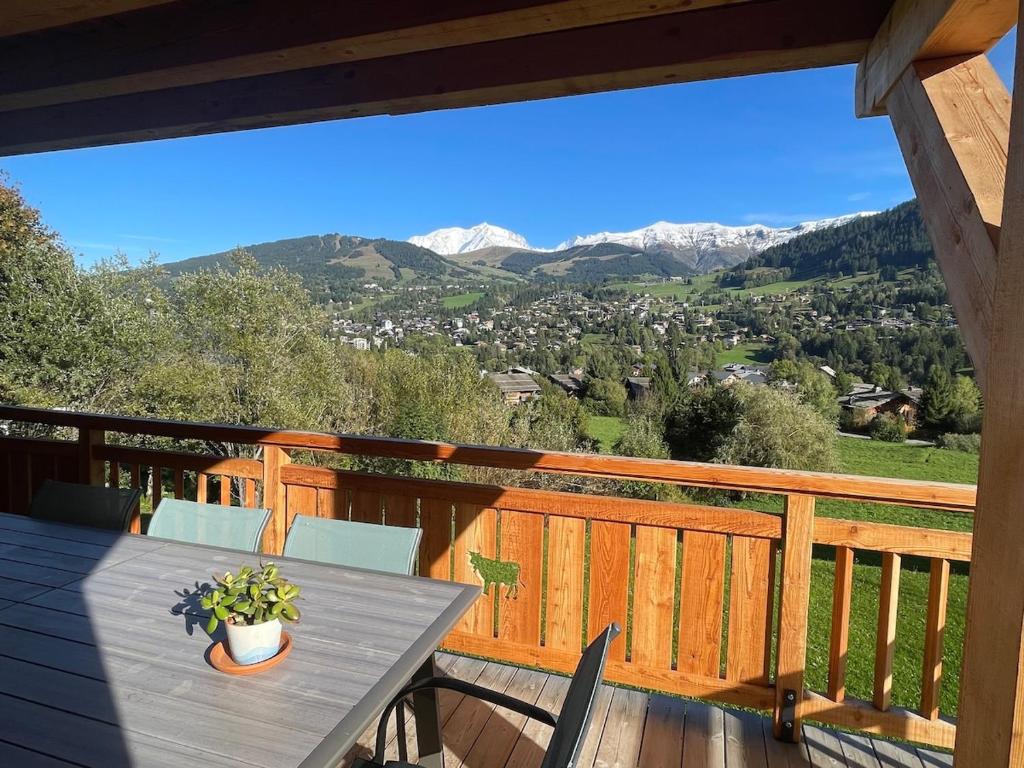 Chalet d'exception à Megeve - Terrasse plein sud - 1