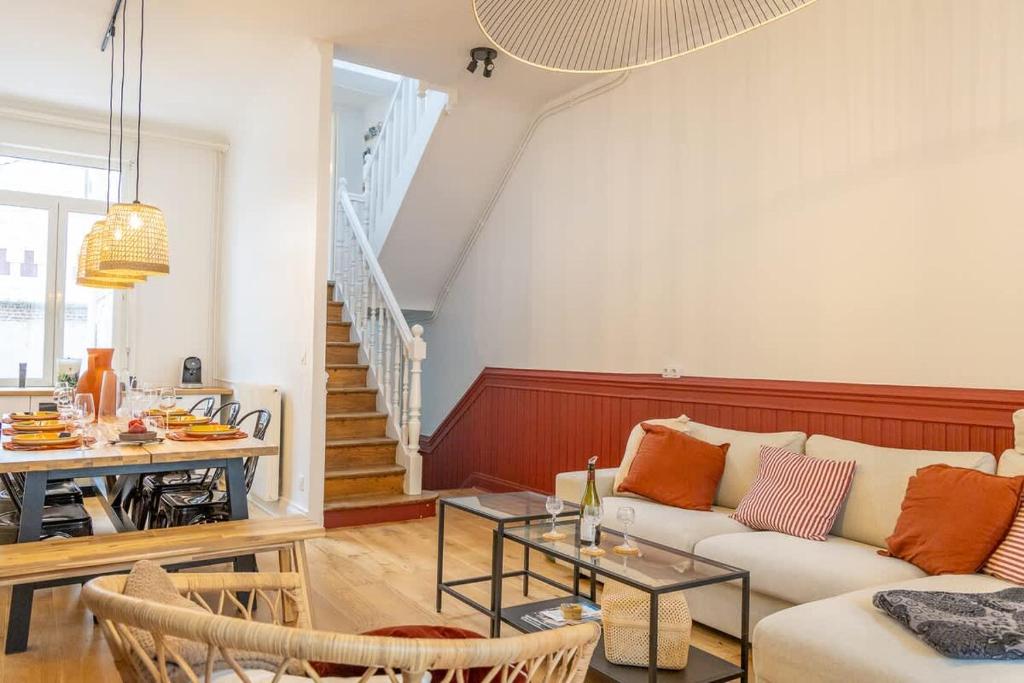 Villa Berckoise - Vue mer - 30M plage - 8 pers - 5