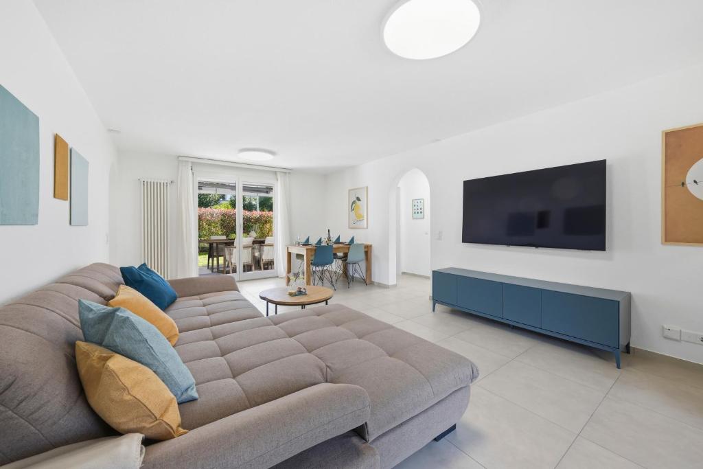 ASCONA GIARDINO FELICE Familienfreundliche Ferienwohnung mit 240m2 eigenem Garten & Klimaanlage - 3
