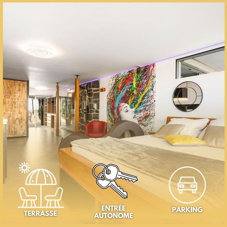 L'atypique - appartement luxe - double terrasse - plage - Port Nature 1 - Village Naturiste - 1