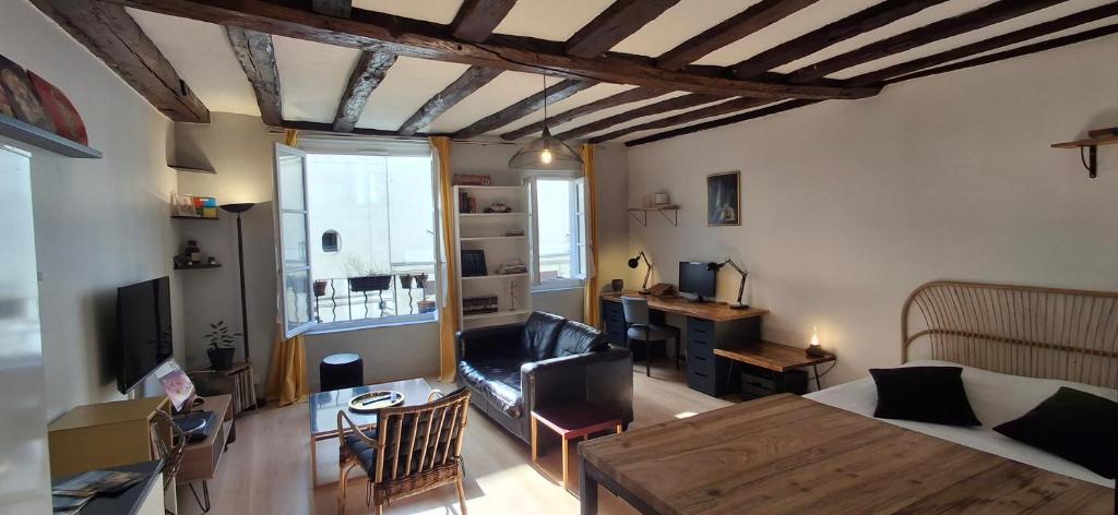 Studio équipé - Vieux Tours - Quartier des Halles - 1