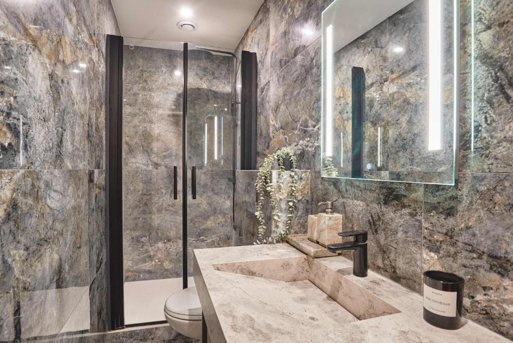 スパーブ アパルトマン テラス シャンゼリゼ (Superb Apartment Terrace Champs Elysees) バスルーム（客室）