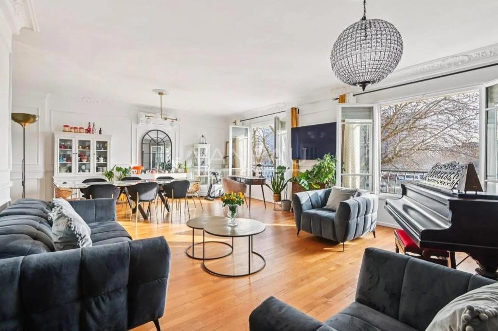 Deluxe 155m2 3BR-8PAX Seine view, Pont Mirabeau - Pleyel grand piano - 1