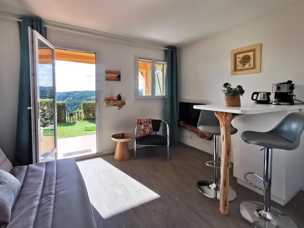 Studio cosy - Vue mer - Grande Piscine - Au calme - 4