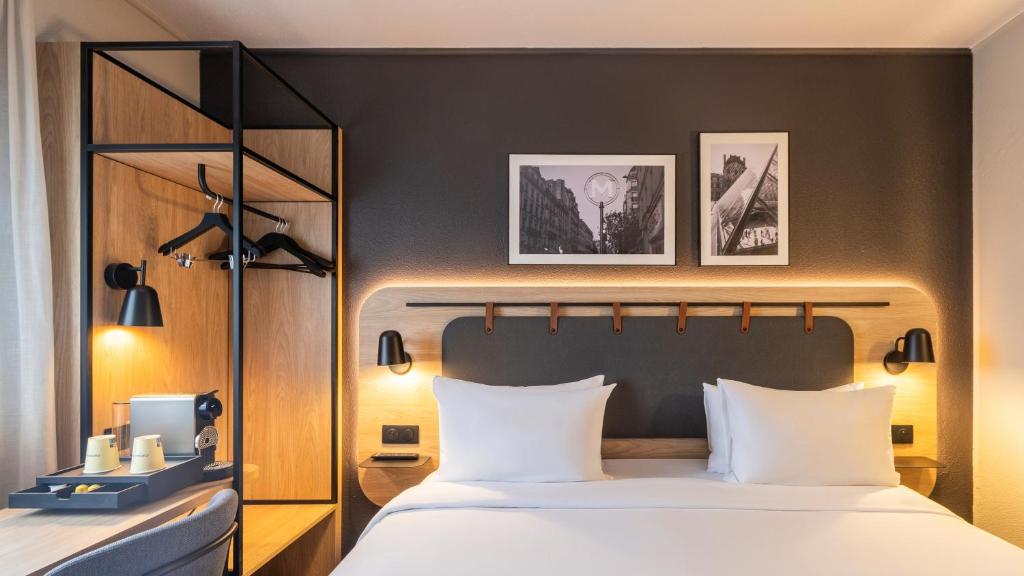 カンパニール プライム ロワシー エアロポート パリ シーデージェー (Campanile PRIME - Roissy - Aeroport Paris CDG) 客室内ベッド