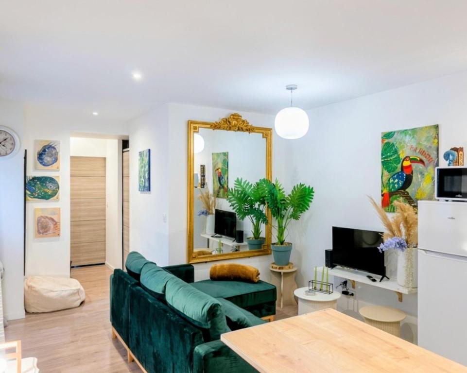 New! Cosy Plenity Art - T3 - Centre ville - Parking gratuit - 4
