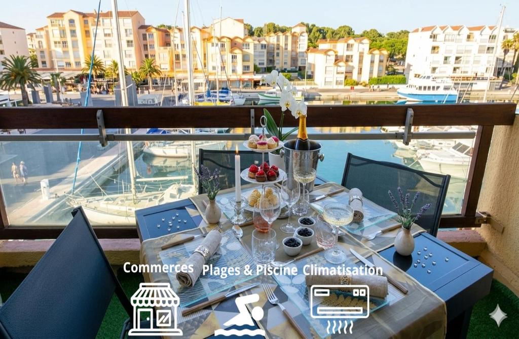 Merveilleuse Port - Piscine - Plage - Climatisation - Commerces - 1