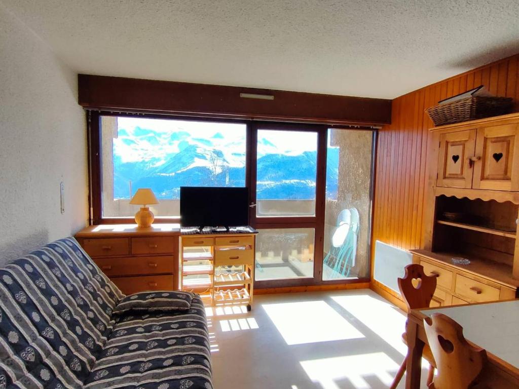 Studio cabine 4 pers à 250m des pistes - Vue Meije - FR-1-297-261 - 1