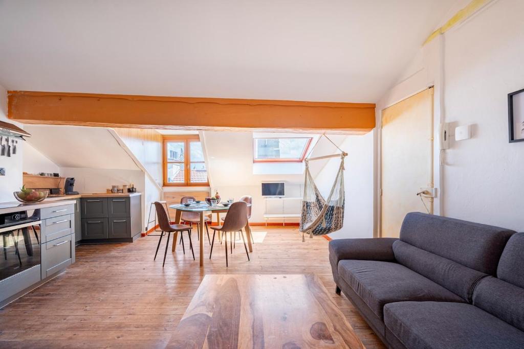 Bright T4 in central Grenoble - Mountain view - 1