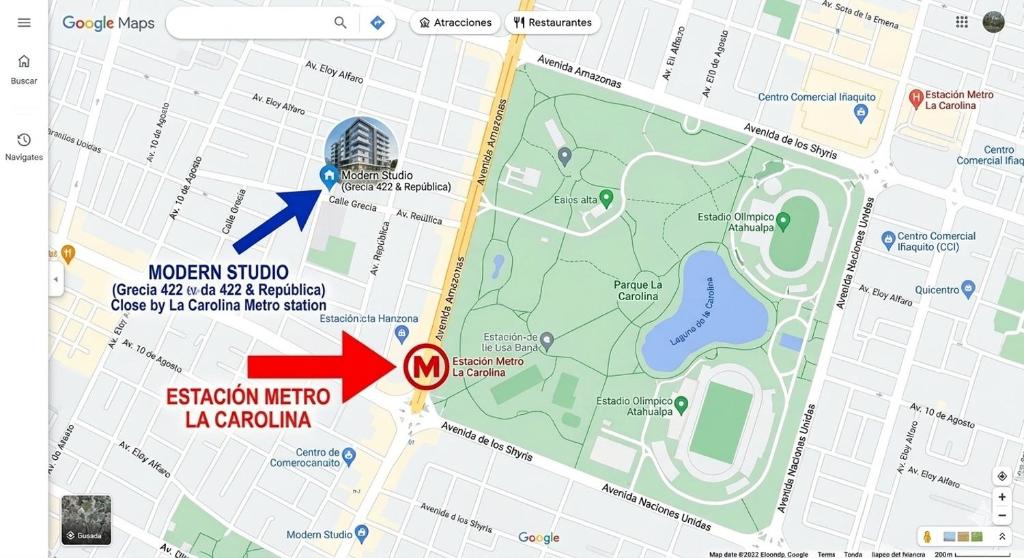 Modern Studio close by La Carolina Metro station - 2