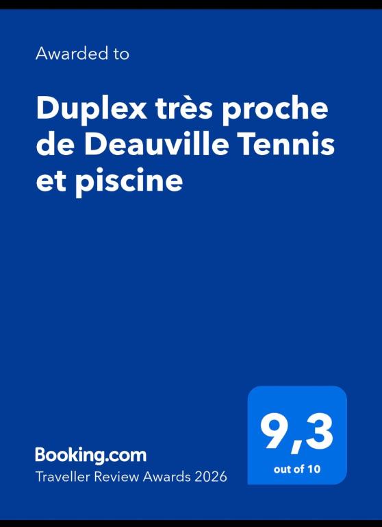 Duplex très proche de Deauville Tennis et piscine - 3