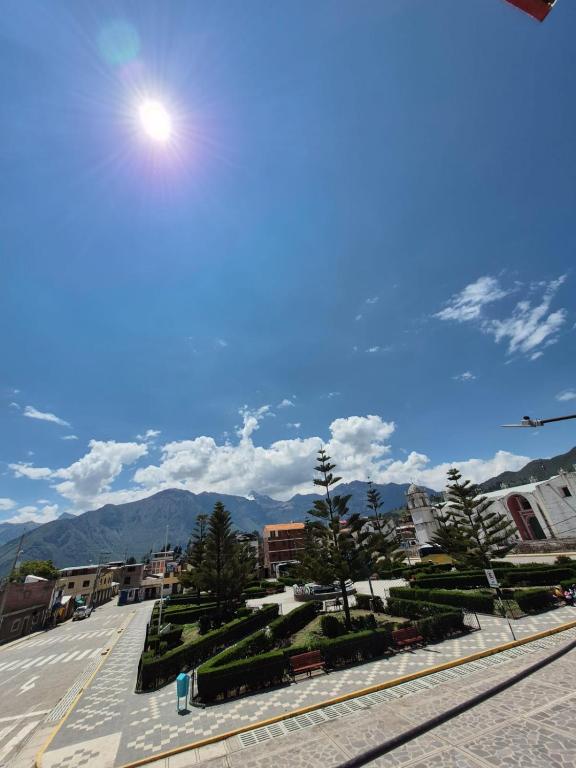 Hotel Cruz del Condor sky terrace - Plaza de armas Cabanaconde - 1