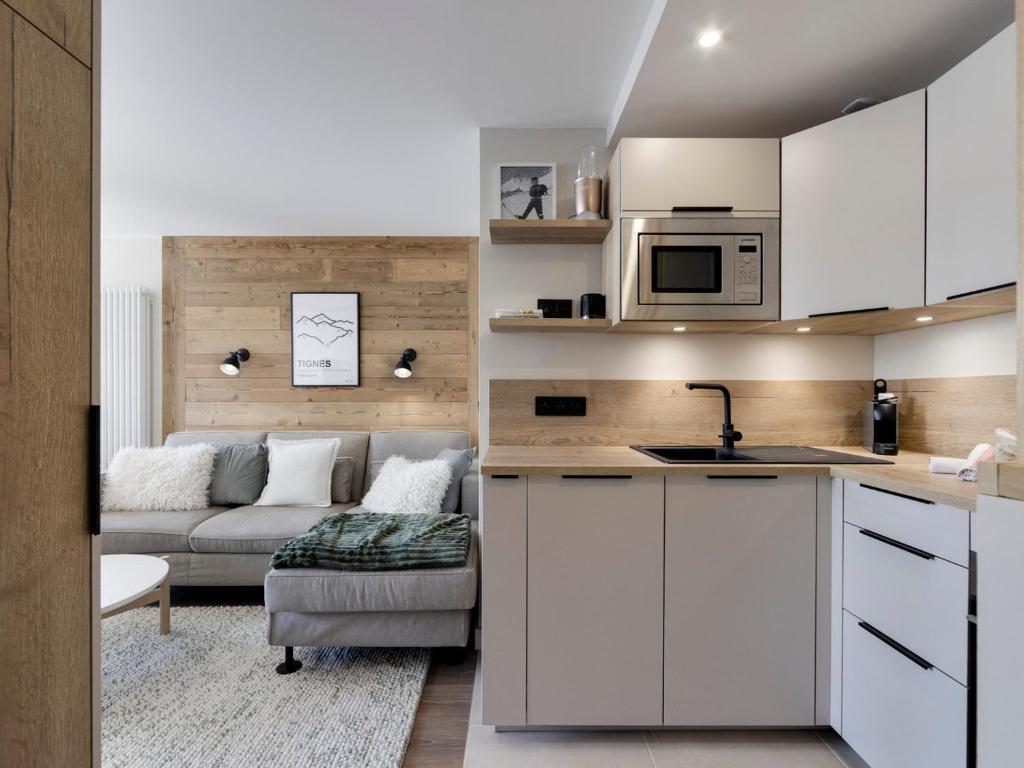 Appartement lumineux - 4 pers. au cœur de Tignes - FR-1-641-127 - 4
