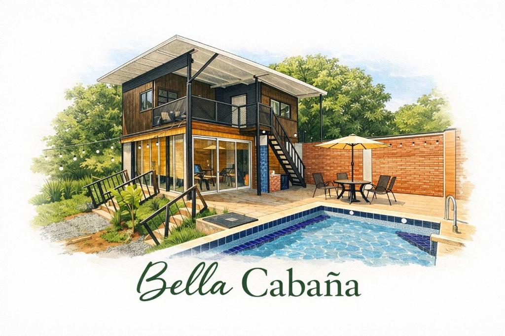 Cabaña con piscina y vista al lago - 5