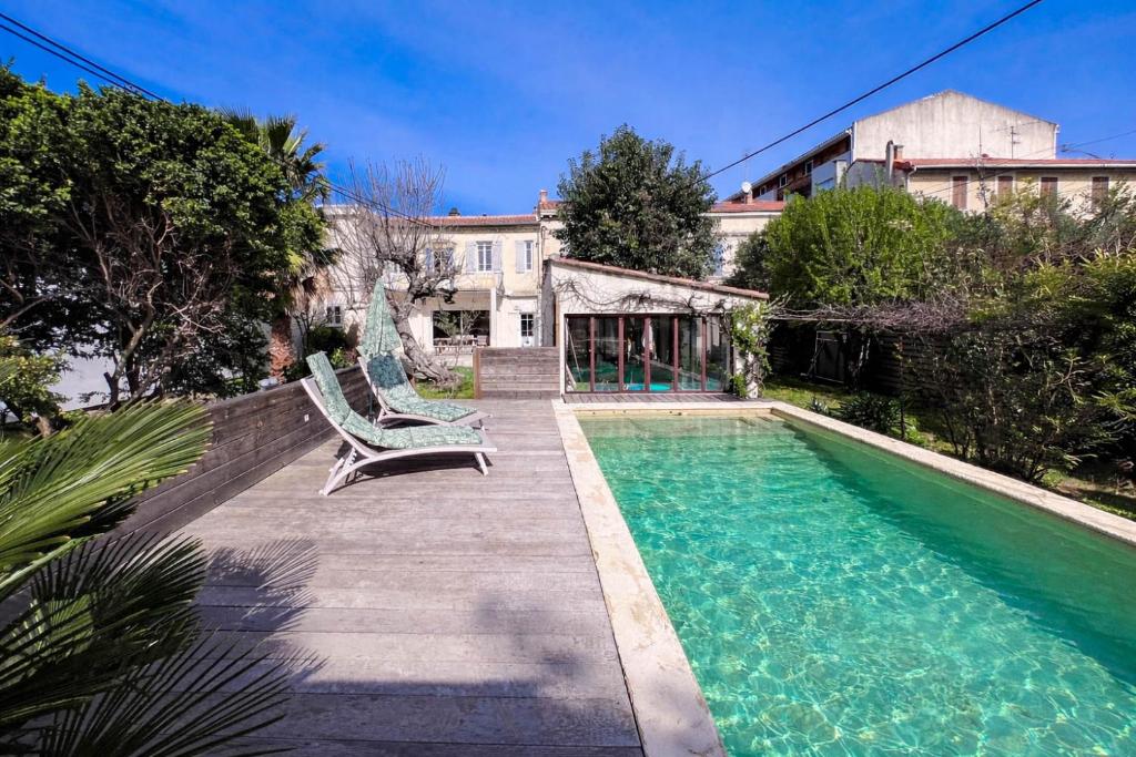 Grande maison avec piscine à pied du Festival d Avignon 10 pers - 1