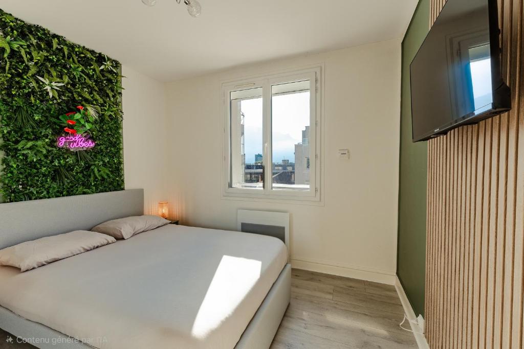 Appartement 6 personnes - 3 chambres - Proche Stade des Alpes et Centre-ville - 5