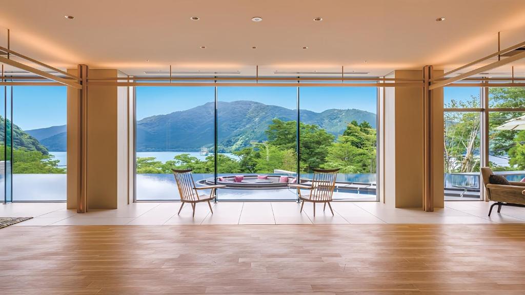 Lobby, Hakone Ashinoko Hanaori ORIX HOTELS & RESORTS in Hakone
