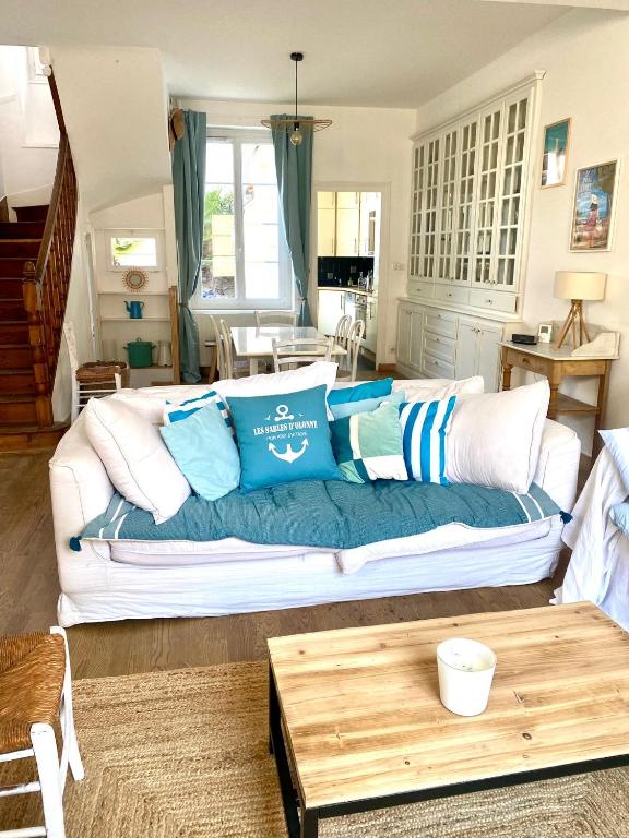 Villa Bain de mer - le charme à 50m de la plage avec cour privée - 5
