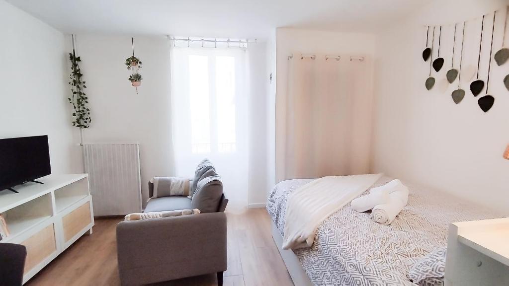 Studio cosy-Proche Thermes-Confort-Parking facile - 1