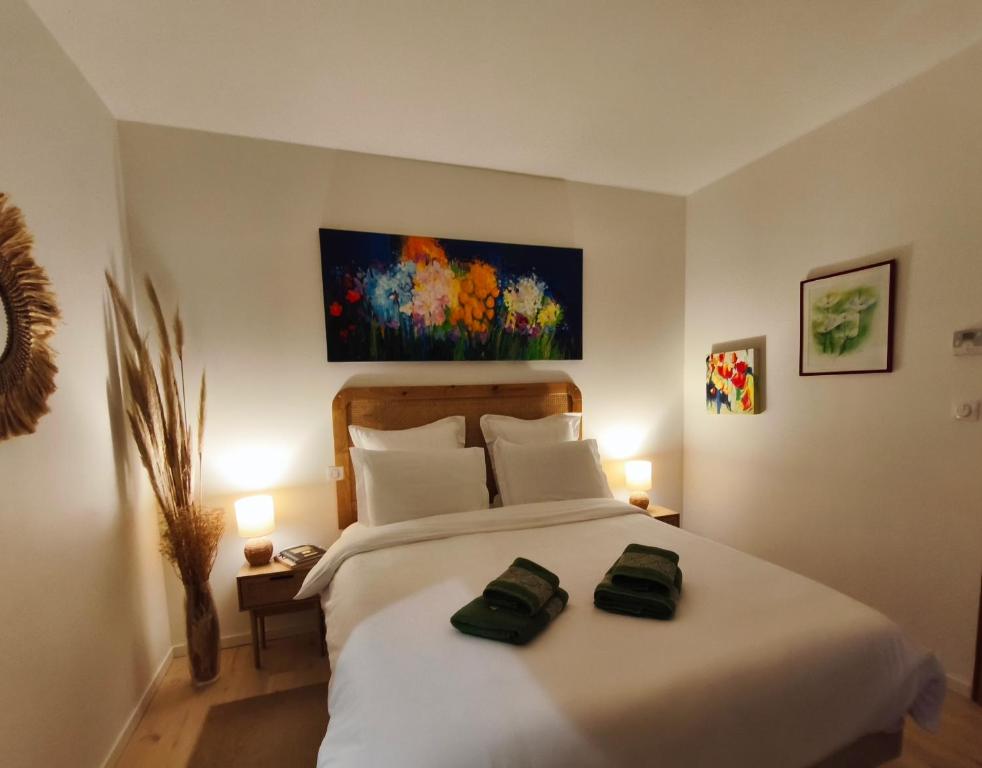 VILLA ADOYA Chambre d'hôtes Aigues-Mortes intra muros au calme climatisation réversible PISCINE WIFI ascenseur PARKING gratuit - 3