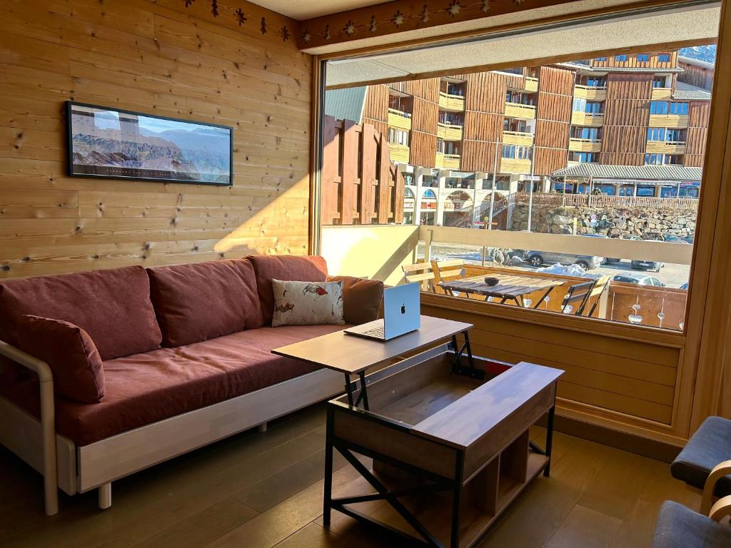 Appartement cosy 4 pers à 50 m des pistes - Balcon - 1