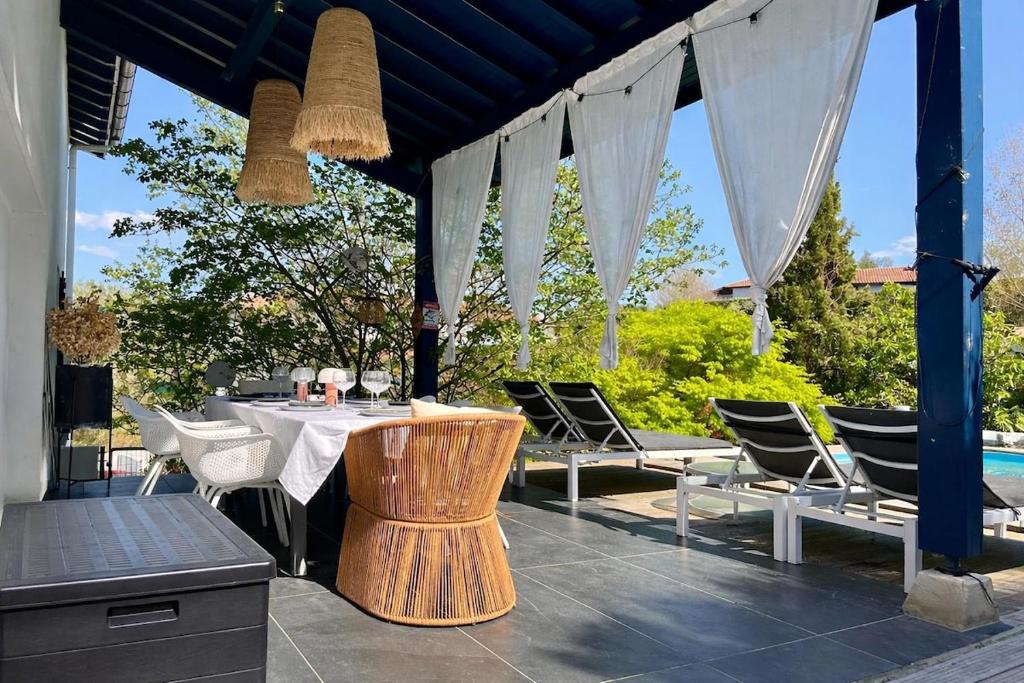 Villa Argi Zabalean, Piscine chauffée, 8pax, Plage 3kms - 4