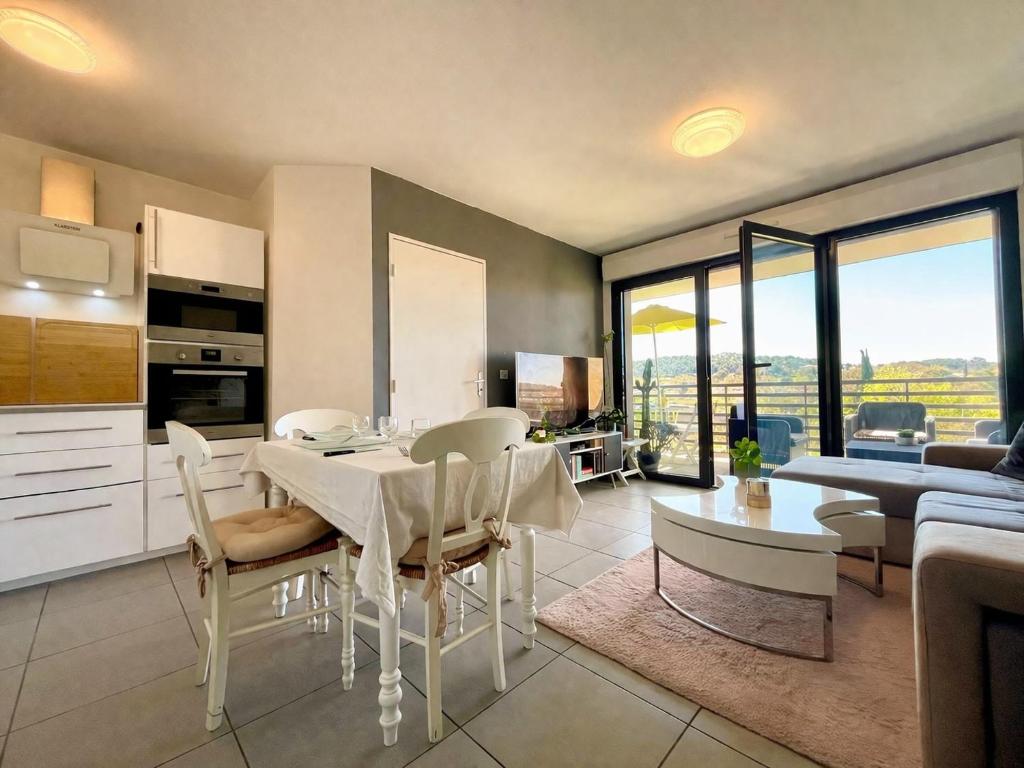Le jardin d'Allori-Joli appartement T2 avec grande terrasse et parking proche centre ville Aix - 2