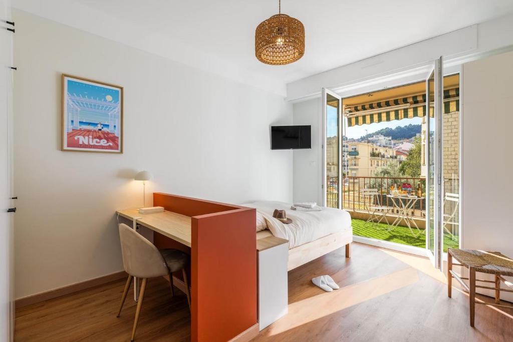 Charme niçois, 15min de la mer, 3 chambres, climatisation, terrasse - 4