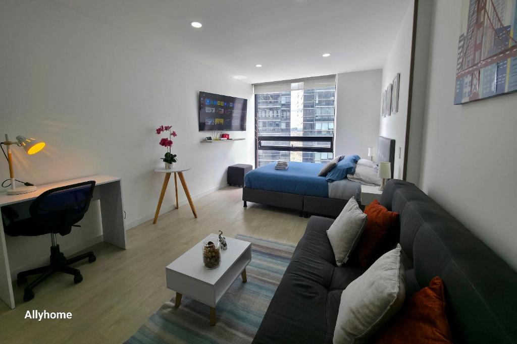AH/Loft con Alexa, Parking, Gym, Coworking, Usaquén - 4