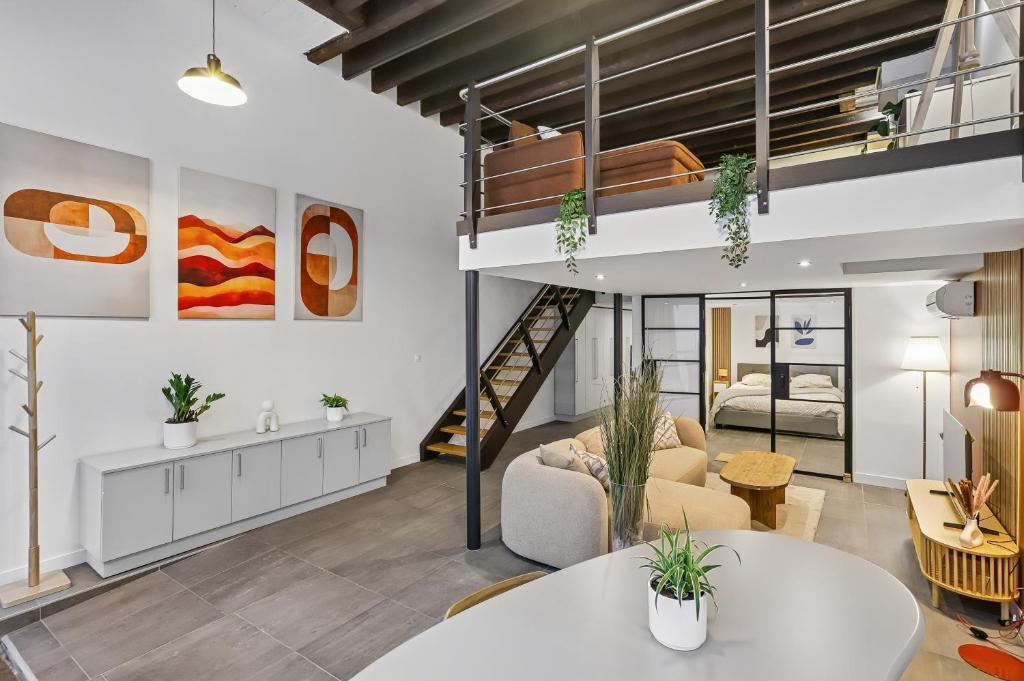 Luxieux Loft 126m2 - Spacieux et Lumineux, Lyon 6ème - 3