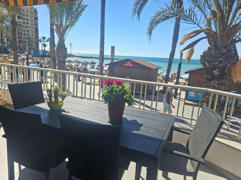 A beautiful beachfront flat for 4 people with a lovely terrace overlooking sea - 2