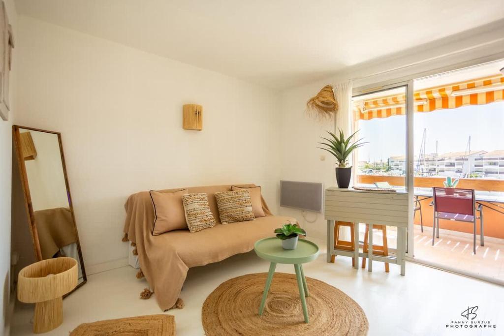 T2 avec terrasse vue sur le port - St-Cyprien - 2