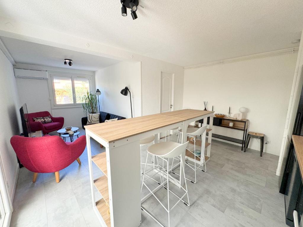 Appartement T2 avec grand jardin, parking et garage, a deux pas de la plage - 5