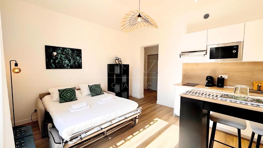 Proche gare, 5 min Plage du Midi, Studio - balcon - Palmazur Vacances - 3