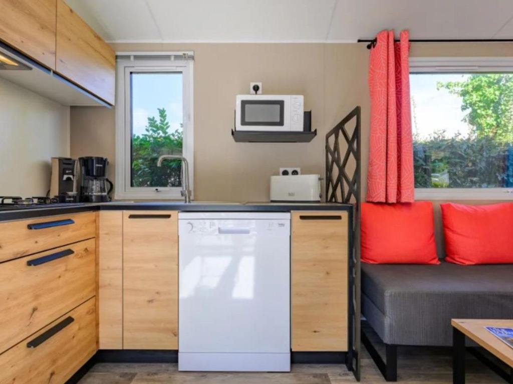 Mobil-home confortable, animaux admis - 4 pers. - API-1-52-2582 - 4