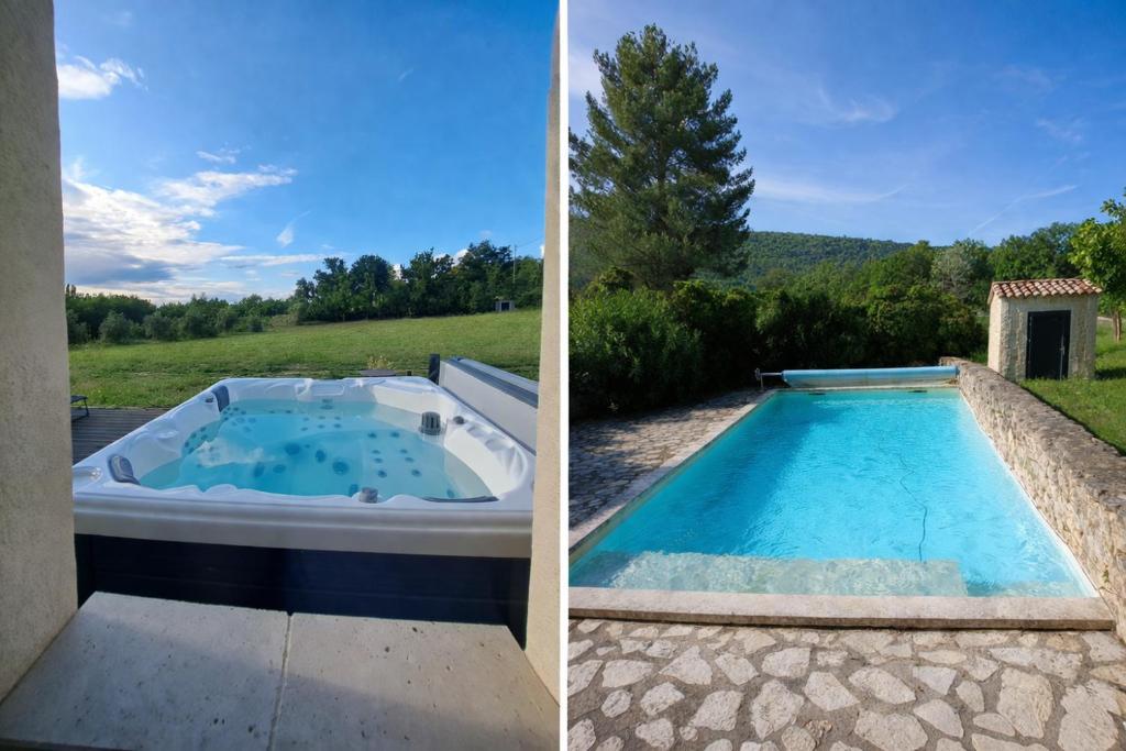 Gîte de charme SPA privatif, Piscine L'oustau di Tonin - 1