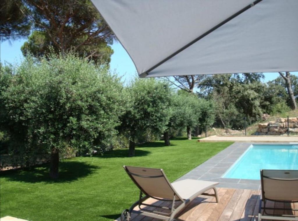 Villa avec piscine chauffée sous les pins parasols et les oliviers - 4