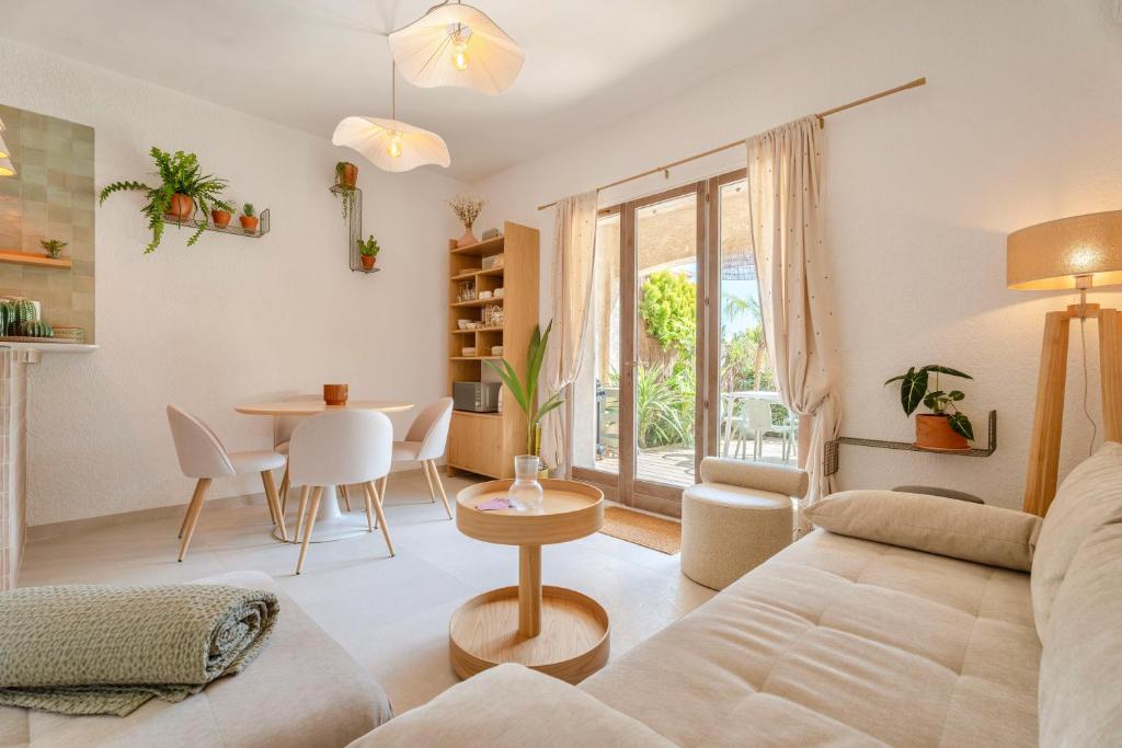 T2 Haut de gamme avec jardin privé - 50m du port Miramar - 3