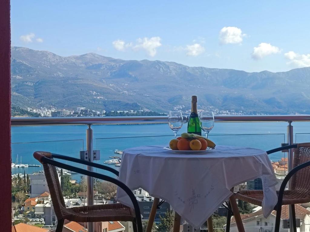 Panoramic Sea and City View Apartment with Terrace Budva - 1