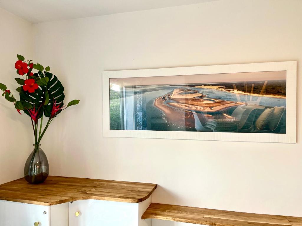 Apartment with a quiet garden and parking - 6 guests - 4